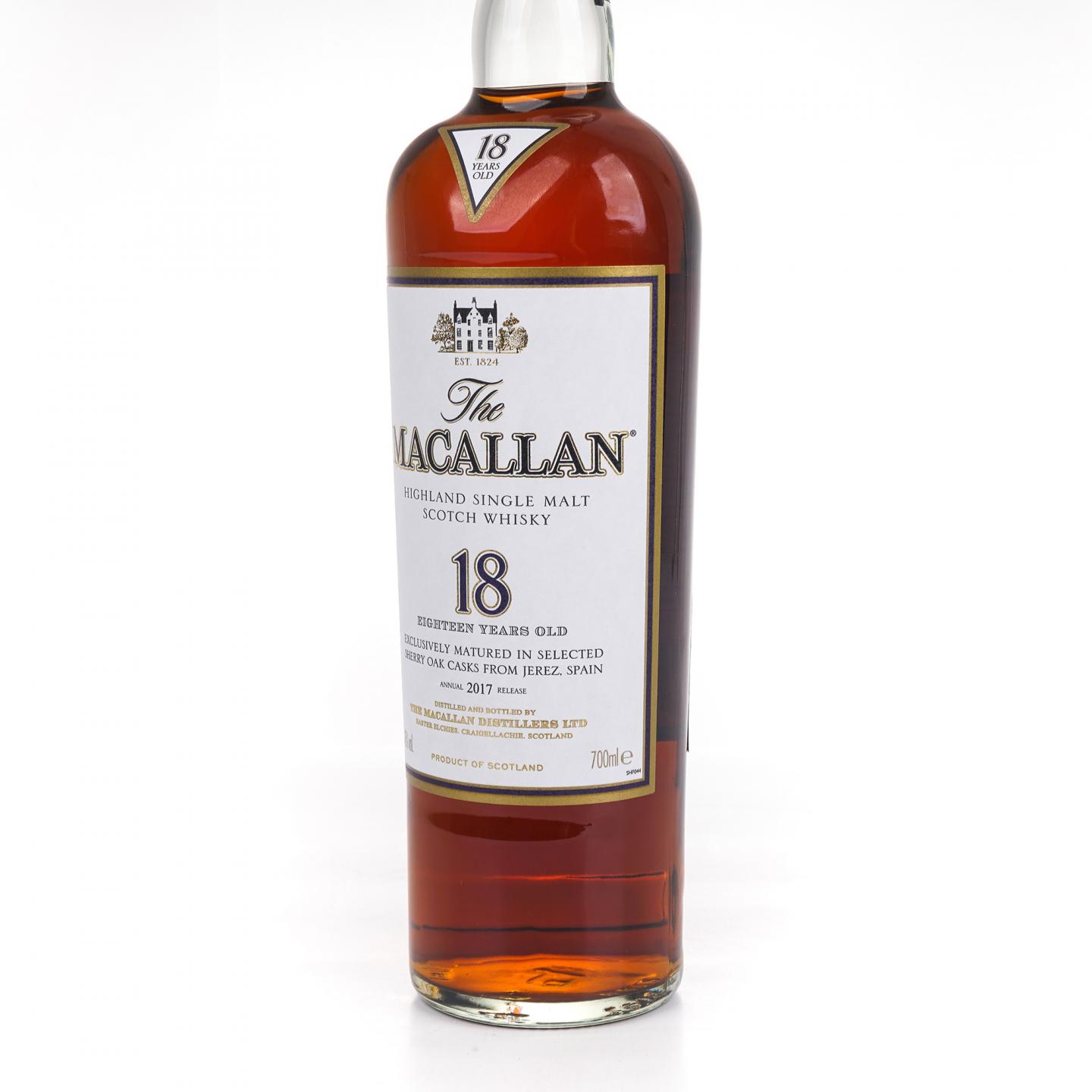 Macallan 麦卡伦 18年 2017 雪莉桶 700ml