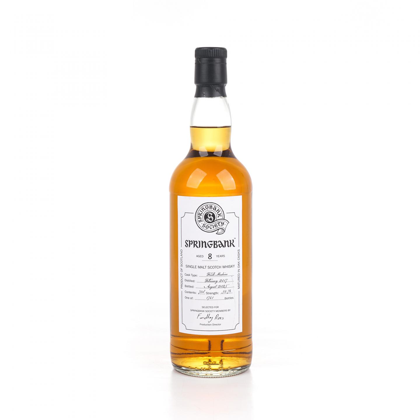 Springbank 云顶 8年 2017-2025 云顶协会