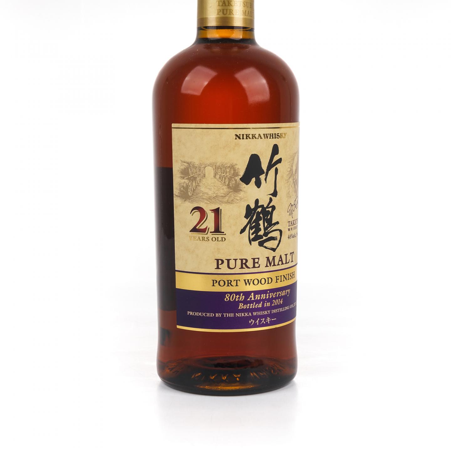 竹鹤 21年 Pure Malt 80周年纪念