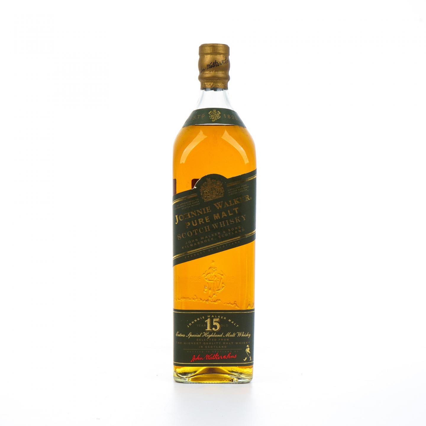 Johnnie Walker 尊尼获加 15年 纯麦 老版 1L