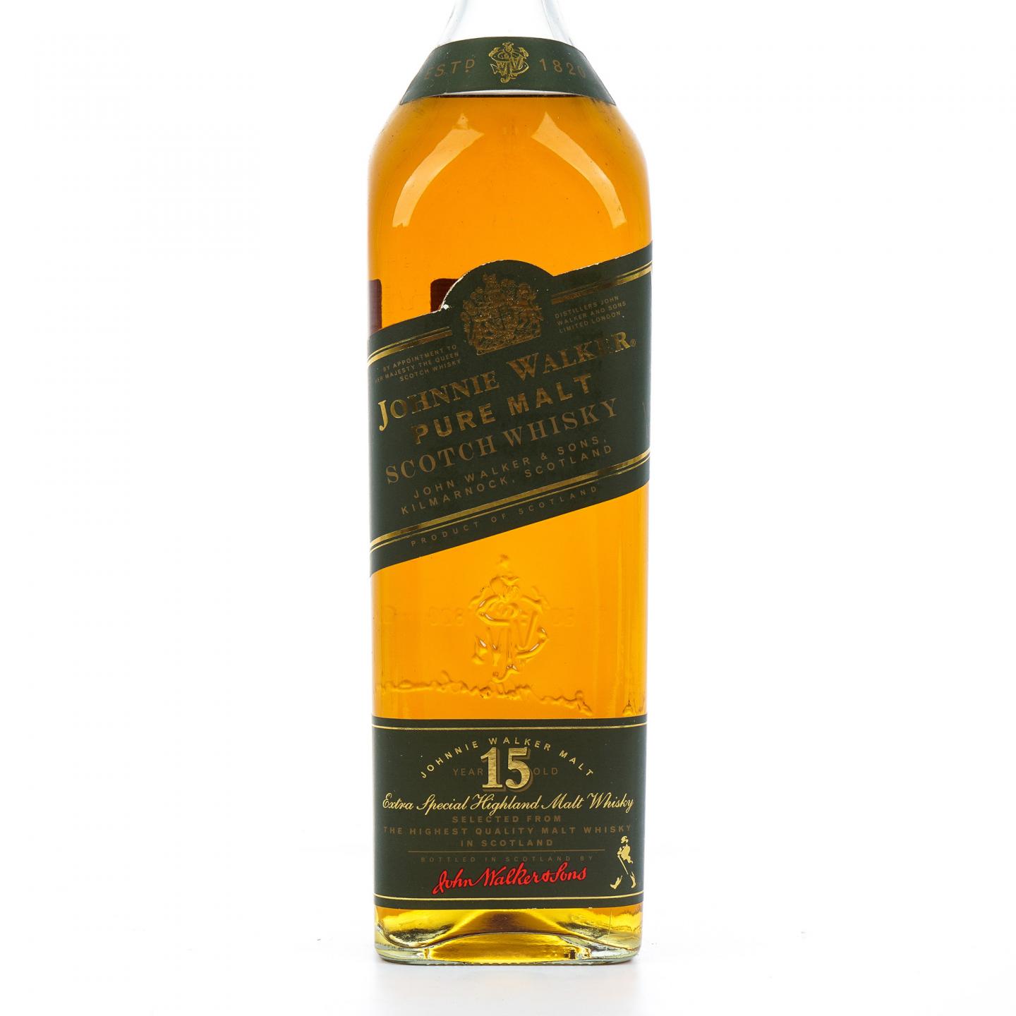 Johnnie Walker 尊尼获加 15年 纯麦 老版 1L