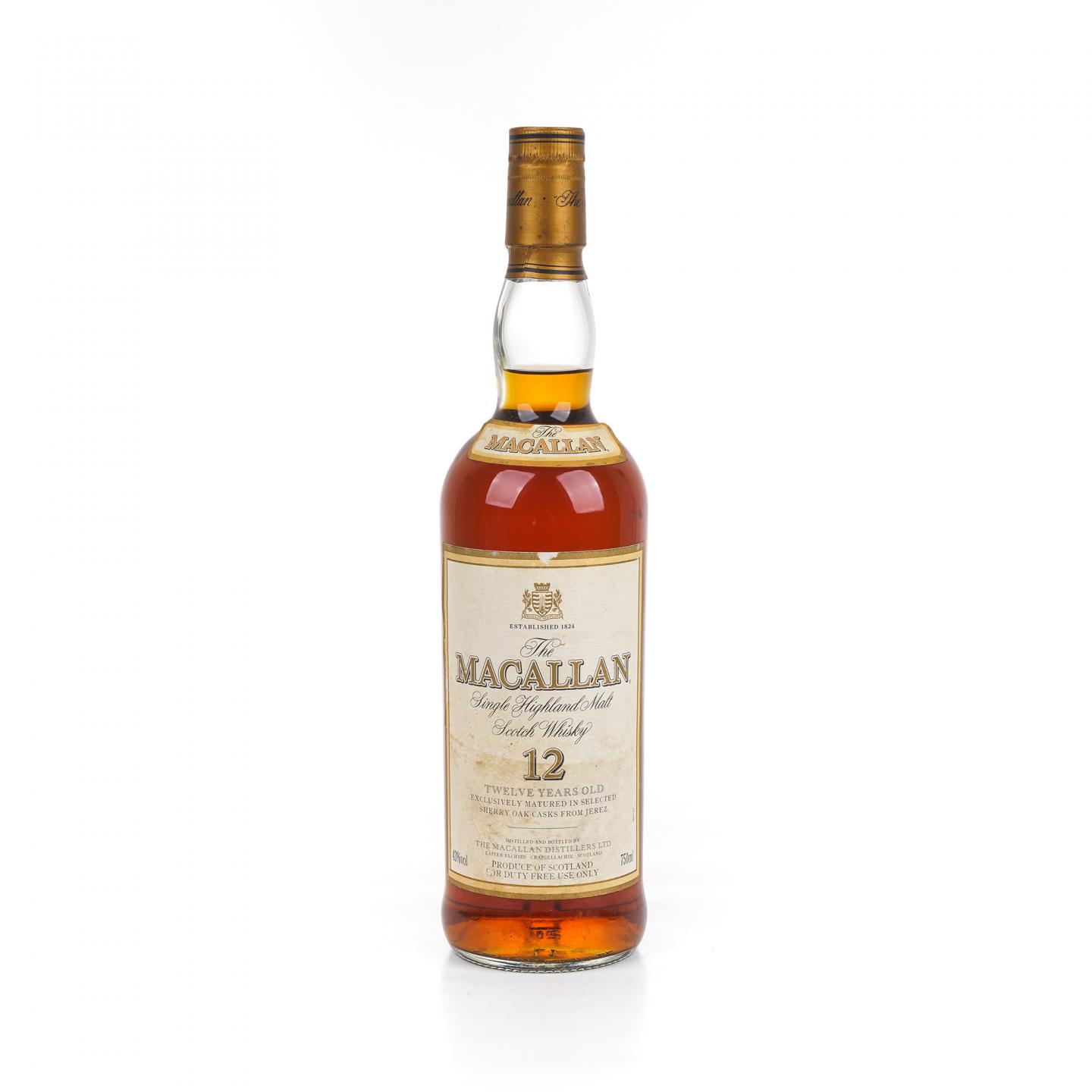 Macallan 麦卡伦 12年 雪莉桶 750ml