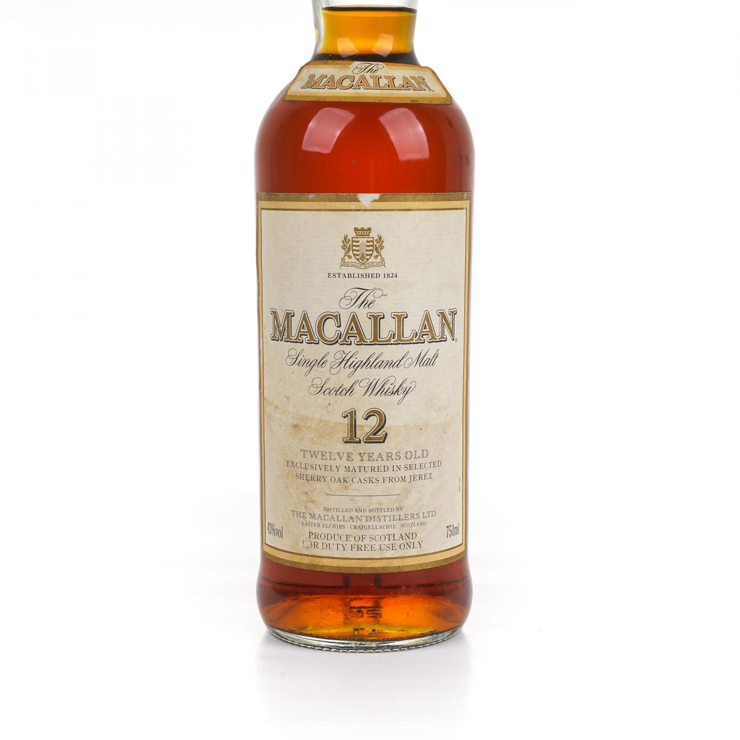 Macallan 麦卡伦 12年 雪莉桶 750ml