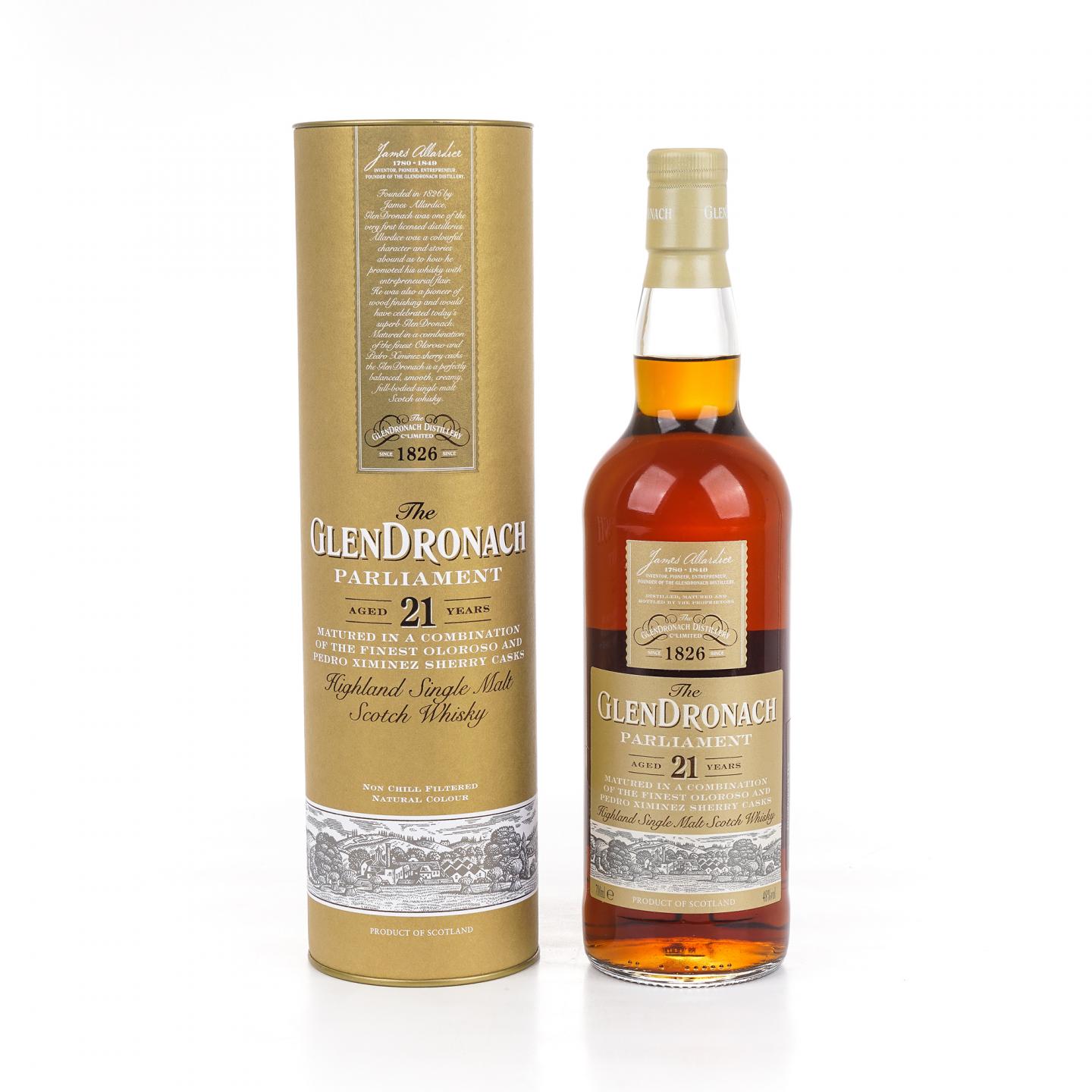 Glendronach 格兰多纳 21年 Parliament