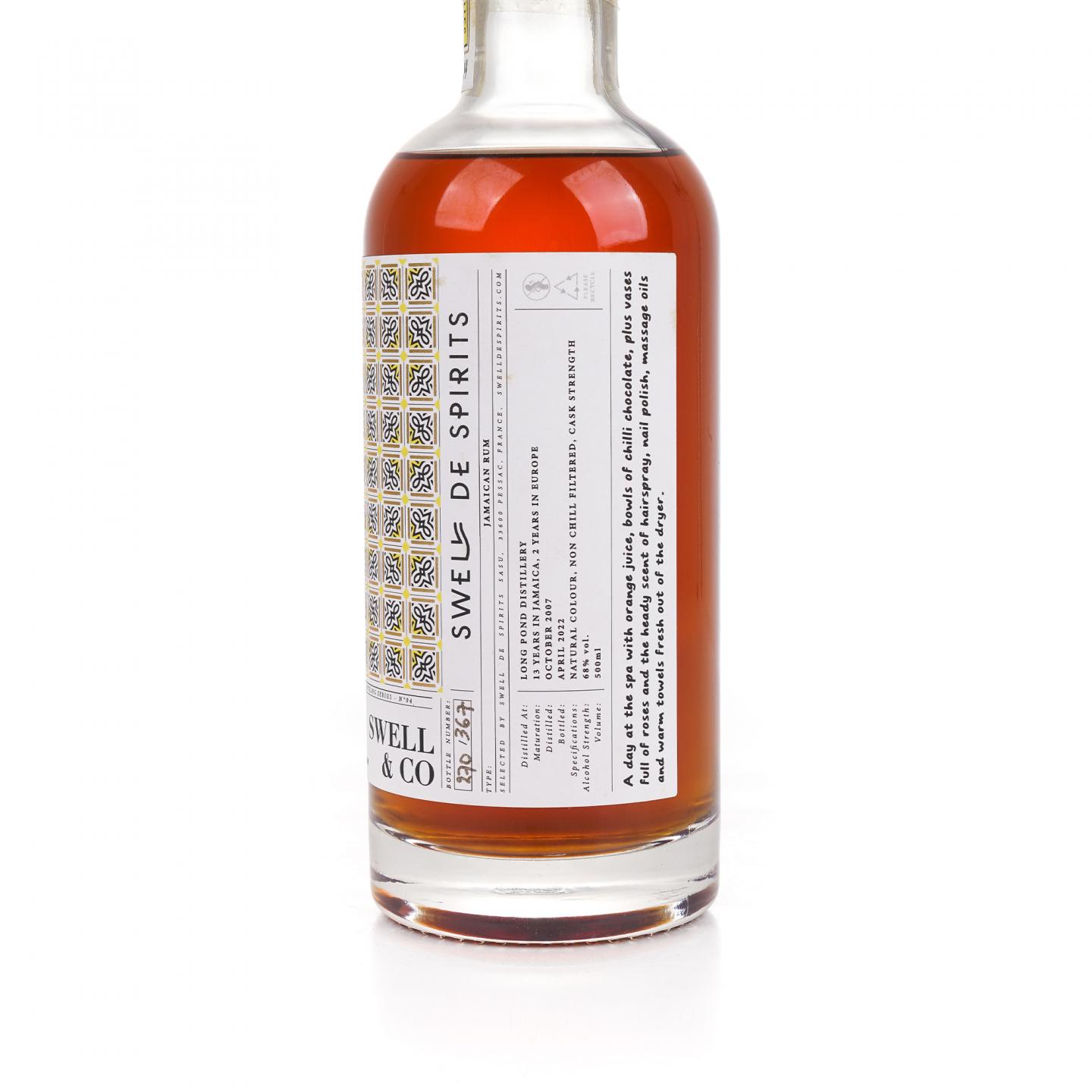 Long Pond 13年 2007-2022 牙买加朗姆酒 Swell de Spirits 500ml