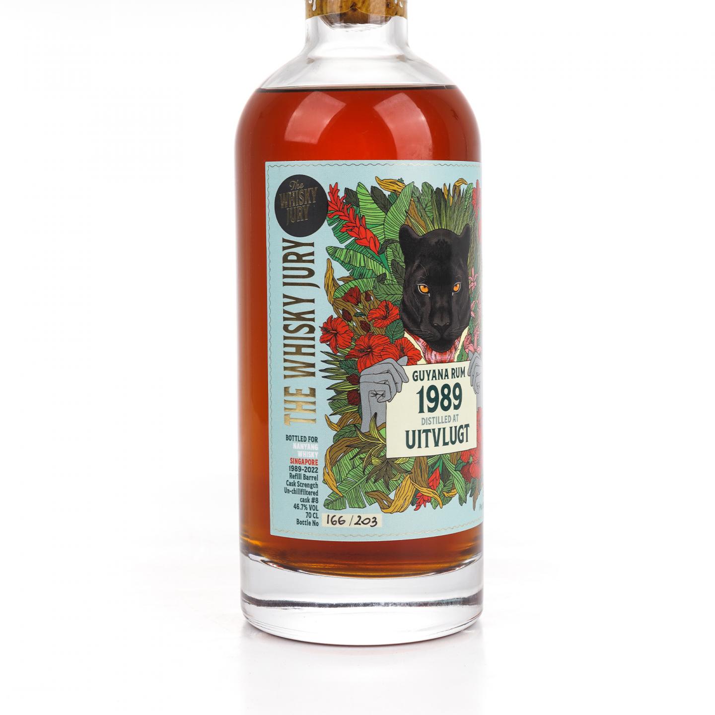 Guyana 1989-2022 Uitvlugt 朗姆酒 The Whisky Jury 桶强