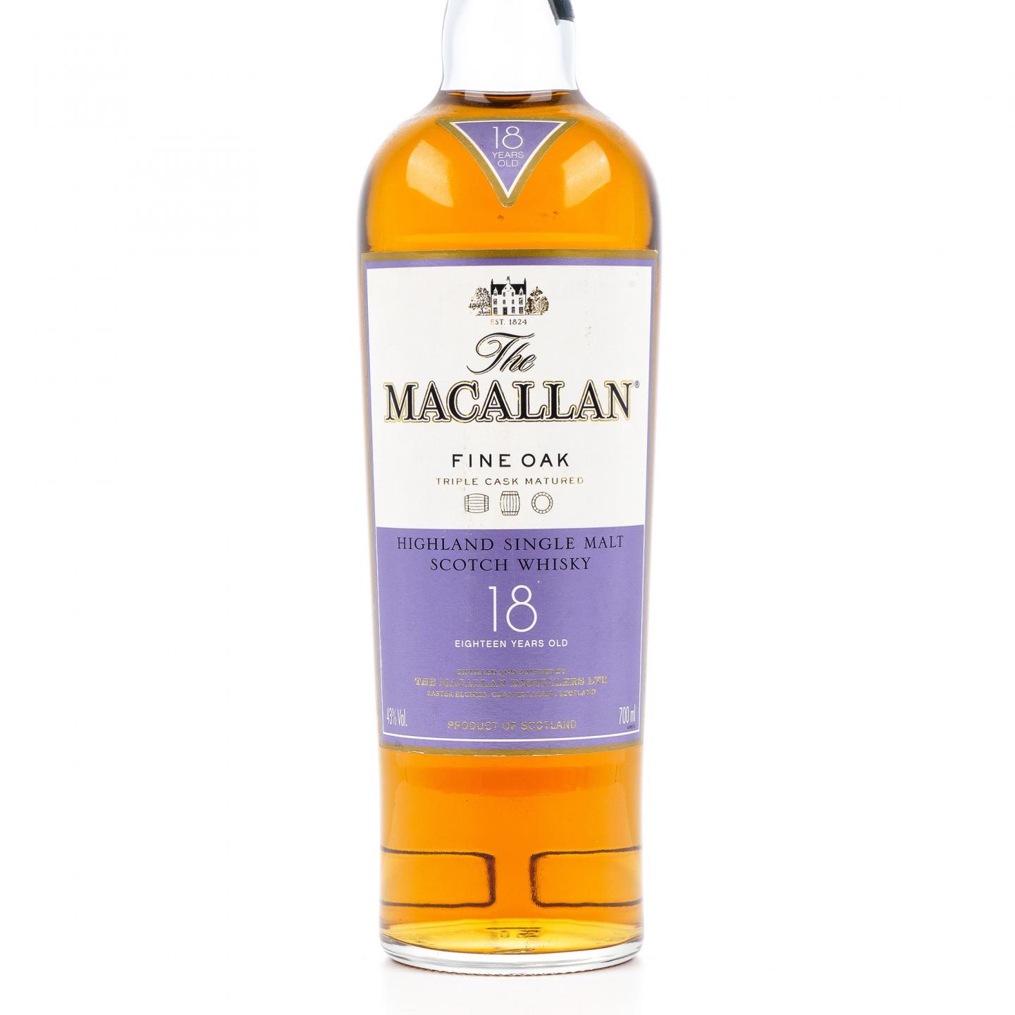 Macallan 麦卡伦 18年 Fine Oak