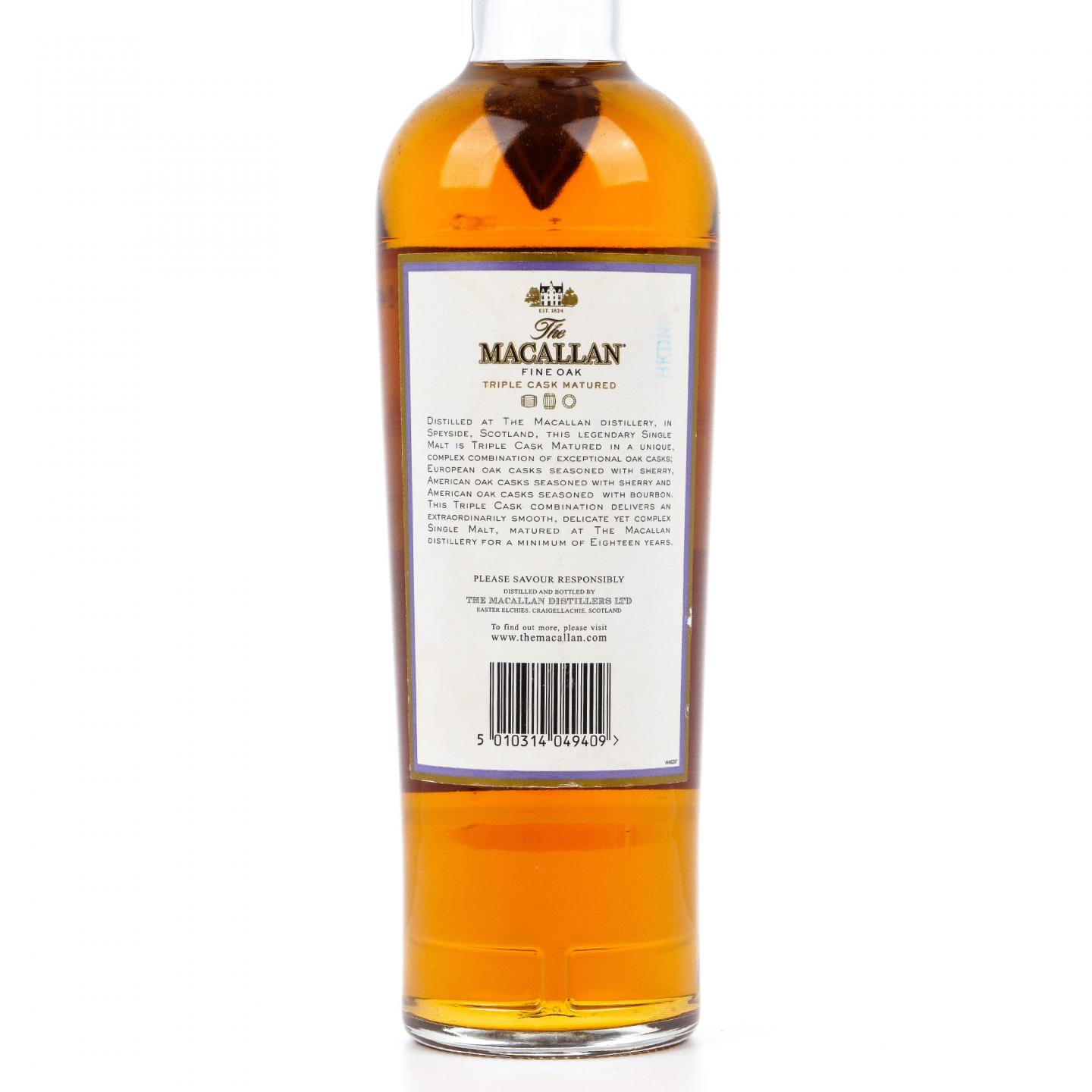 Macallan 麦卡伦 18年 Fine Oak