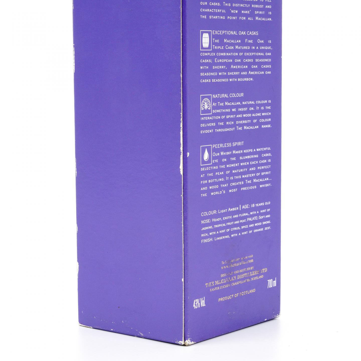 Macallan 麦卡伦 18年 Fine Oak