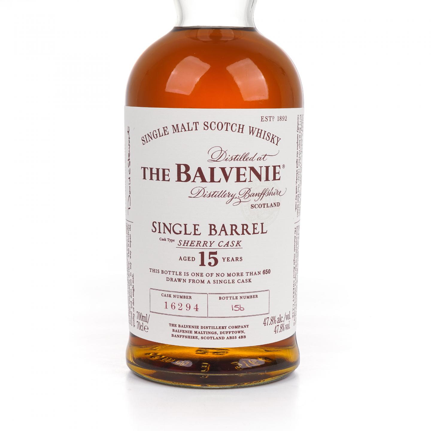 Balvenie 百富 15年 雪莉单桶#16294