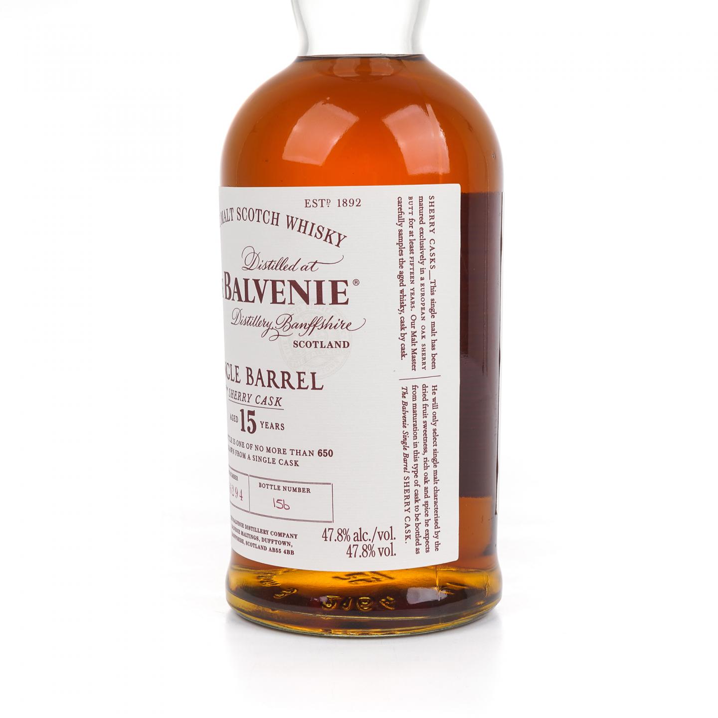 Balvenie 百富 15年 雪莉单桶#16294