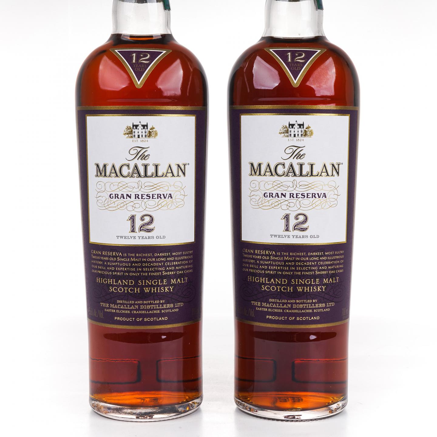 Macallan 麦卡伦 12年 紫钻 第六版 雪莉桶 2支组