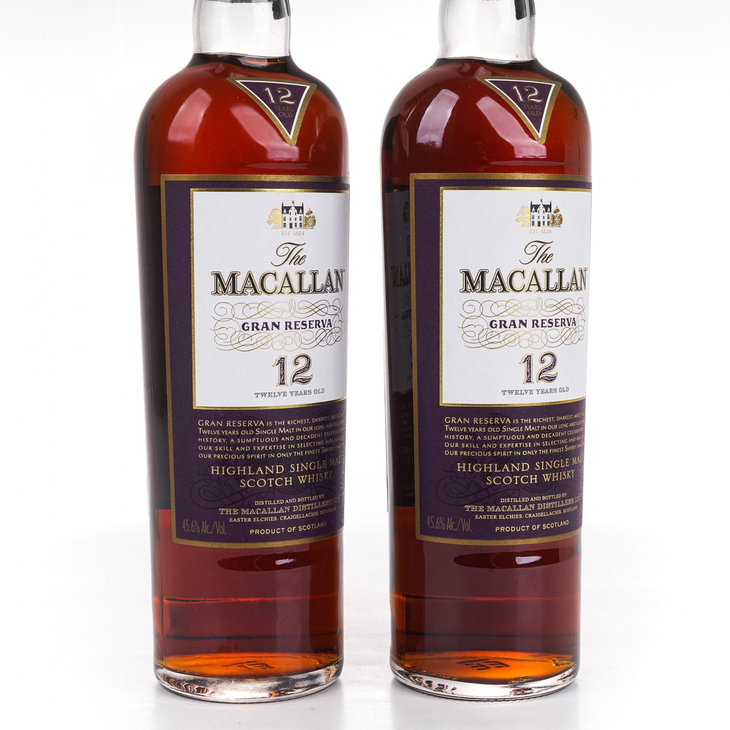 Macallan 麦卡伦 12年 紫钻 第六版 雪莉桶 2支组