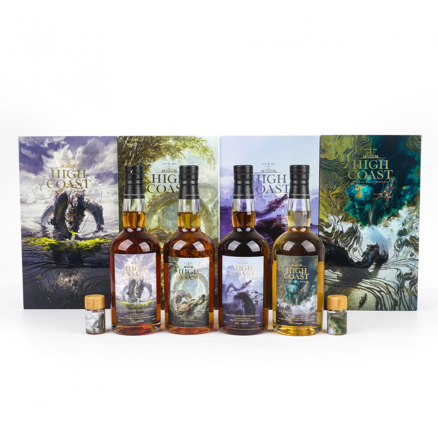 High Coast 海歌 2021/2022 龙系列1-4版 500ml*4 附2瓶小酒版