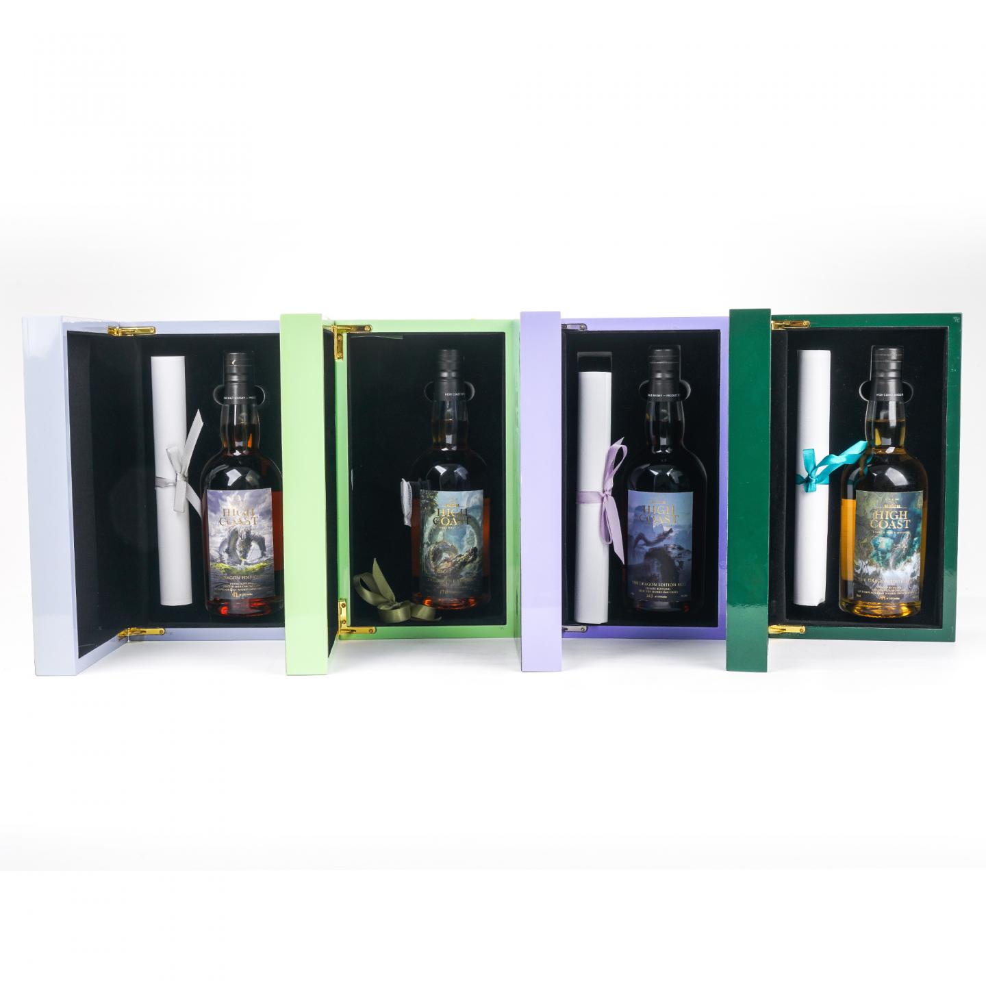 High Coast 海歌 2021/2022 龙系列1-4版 500ml*4 附2瓶小酒版