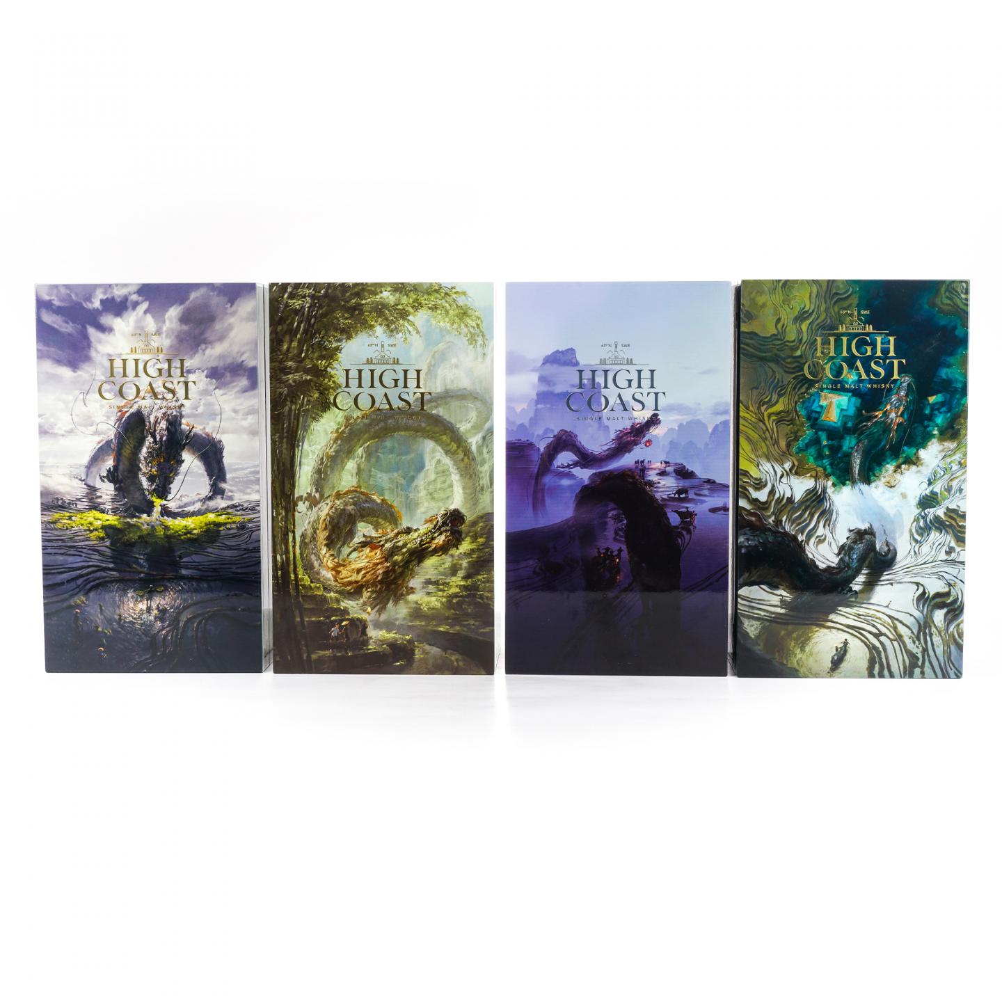 High Coast 海歌 2021/2022 龙系列1-4版 500ml*4 附2瓶小酒版