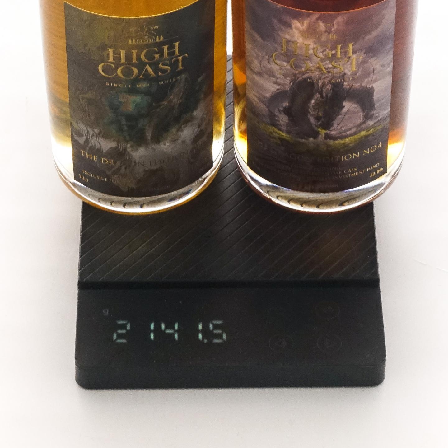High Coast 海歌 2021/2022 龙系列1-4版 500ml*4 附2瓶小酒版