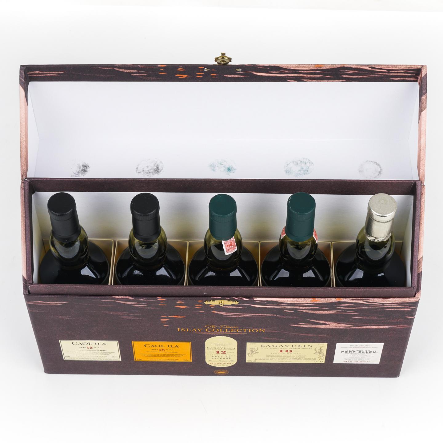 【中样】波特艾伦/卡尔里拉/乐加维林 The Classic Islay Collection套装 5瓶组*200ml