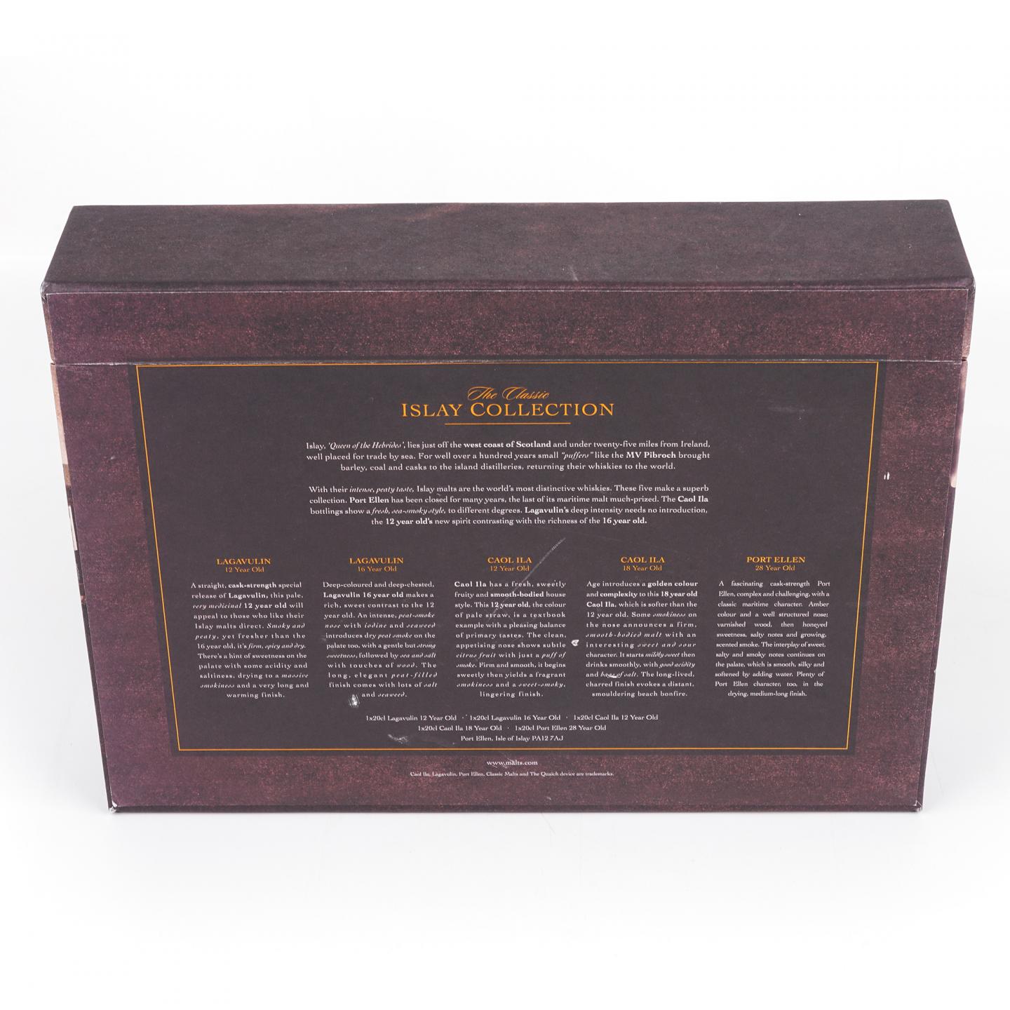 【中样】波特艾伦/卡尔里拉/乐加维林 The Classic Islay Collection套装 5瓶组*200ml
