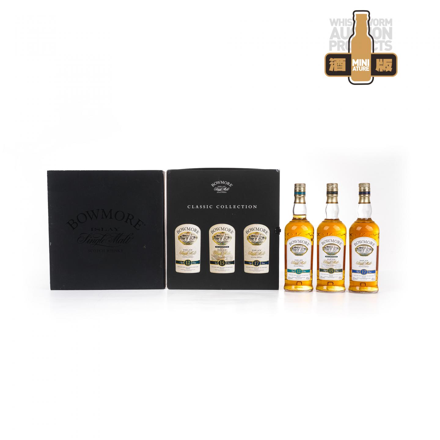 【中样】Bowmore 波摩 海鸥标 12/15/17年 200ml*3瓶组
