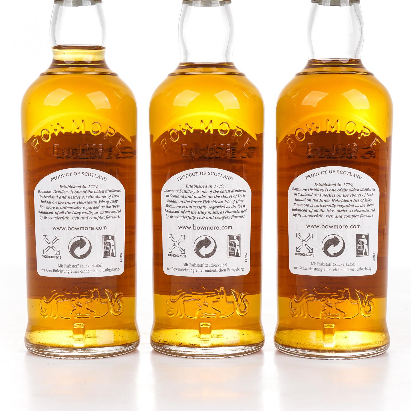 【中样】Bowmore 波摩 海鸥标 12/15/17年 200ml*3瓶组