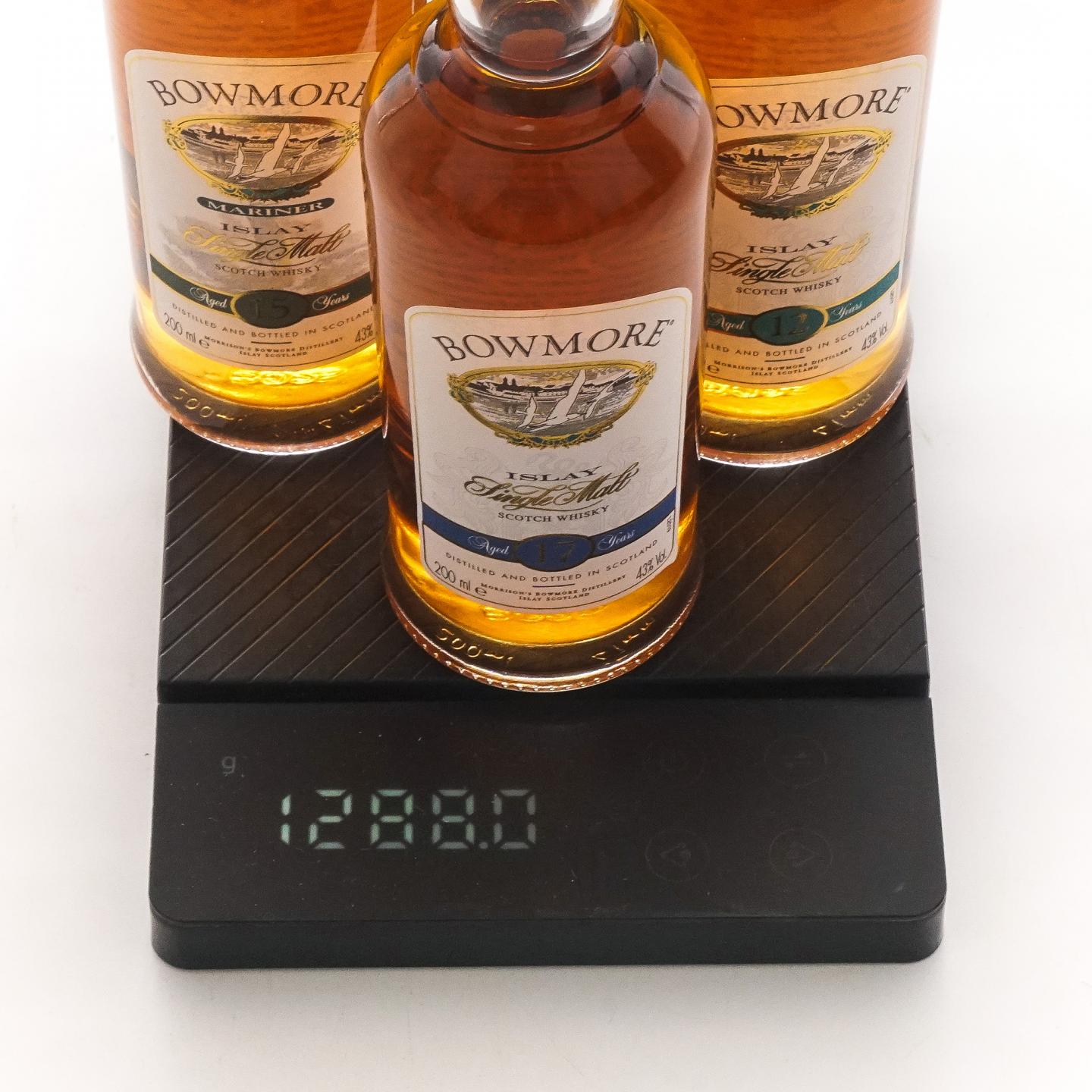【中样】Bowmore 波摩 海鸥标 12/15/17年 200ml*3瓶组