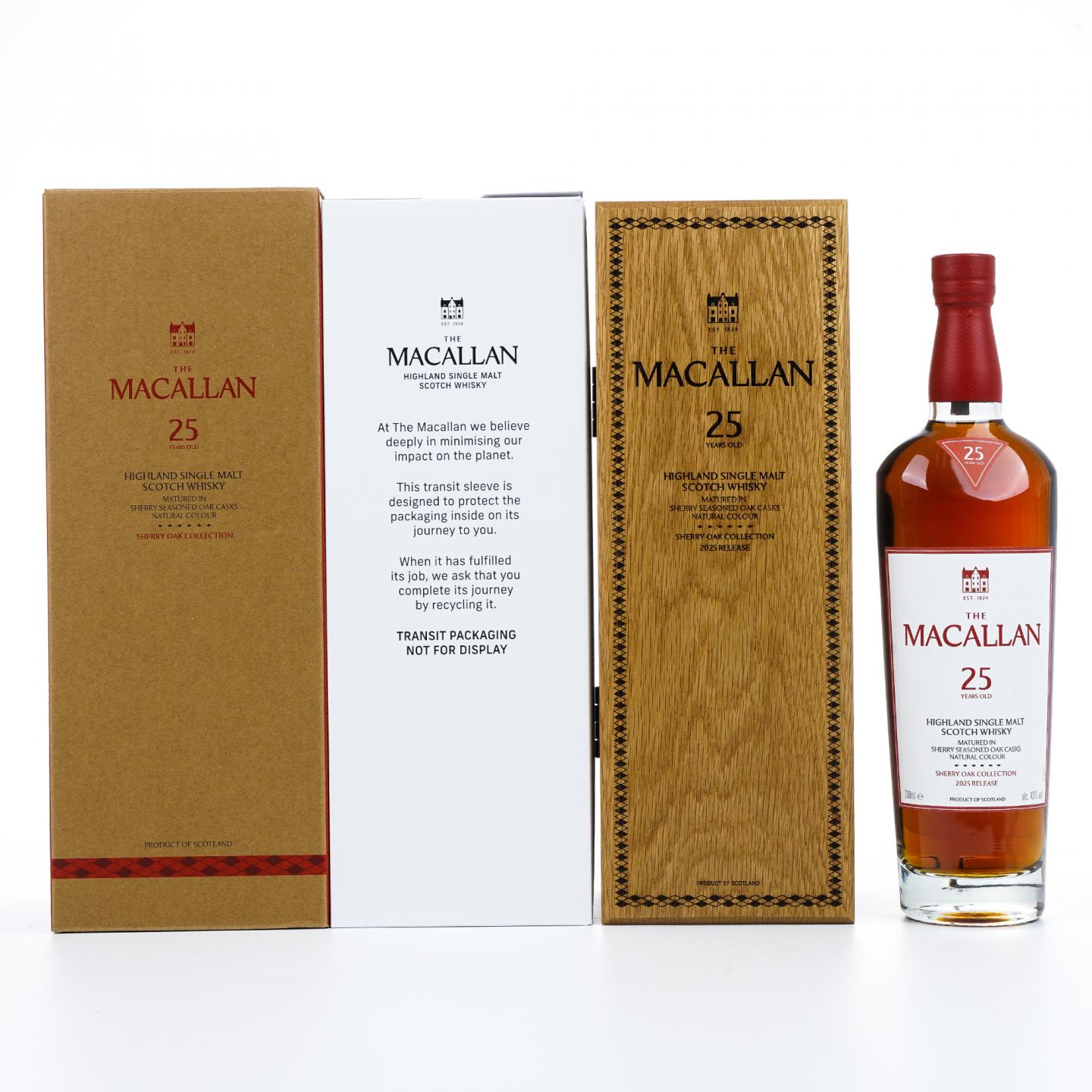 Macallan 麦卡伦 25年 2025 Release 雪莉桶