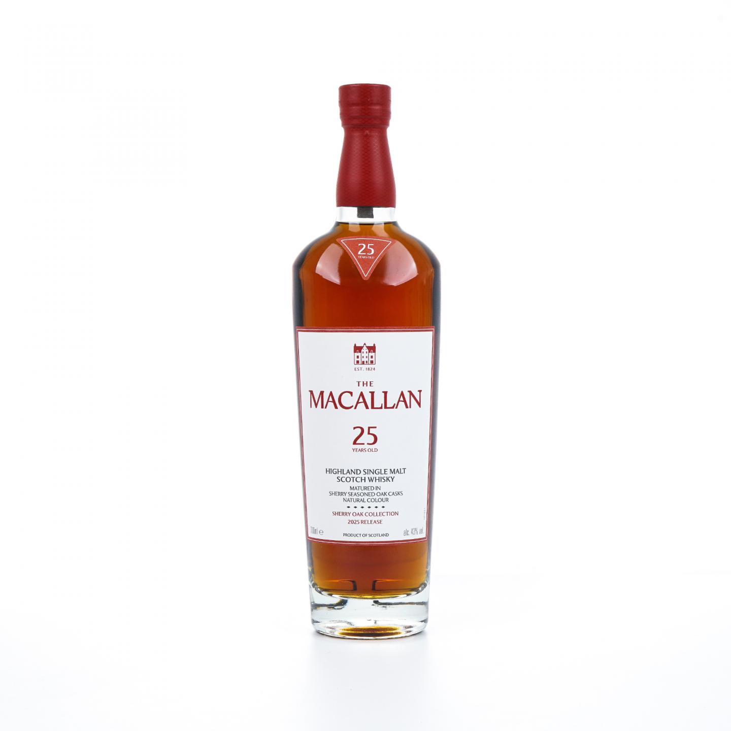 Macallan 麦卡伦 25年 2025 Release 雪莉桶