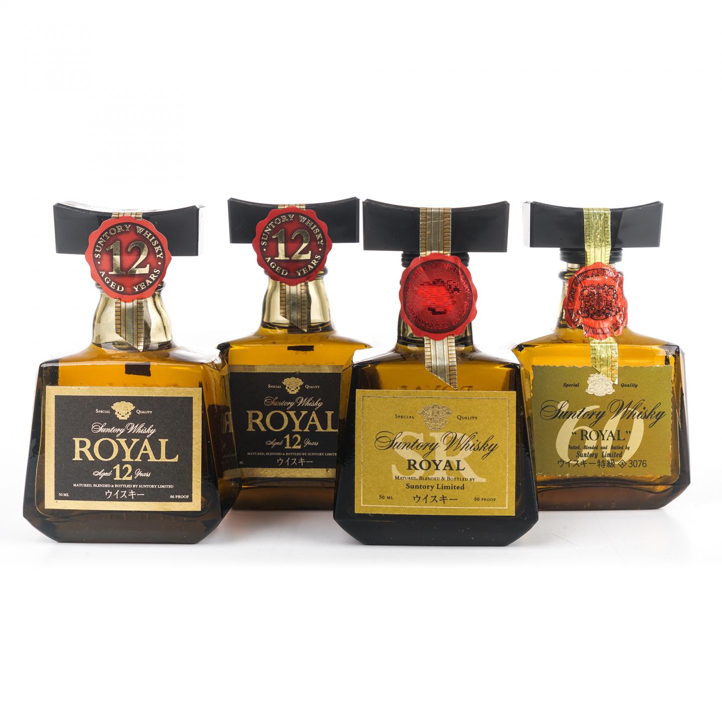 【酒版】三得利 ROYAL系列+户河内 经典迷你威士忌套装 6瓶*50ml