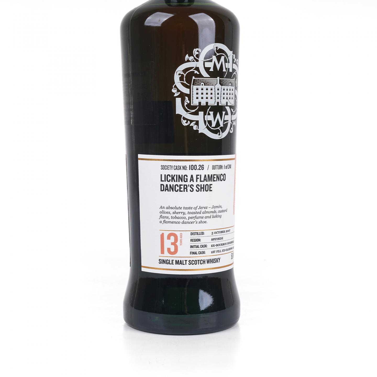 SMWS 100.26 斯特拉斯米尔 13年 2007 雪莉桶后熟