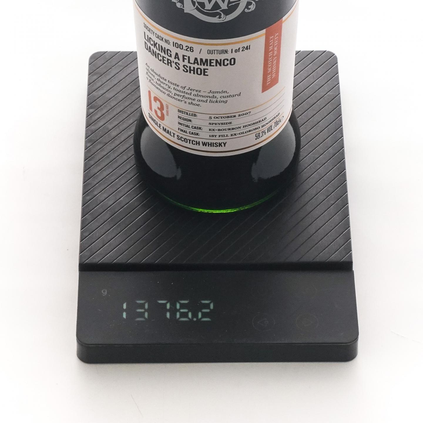 SMWS 100.26 斯特拉斯米尔 13年 2007 雪莉桶后熟