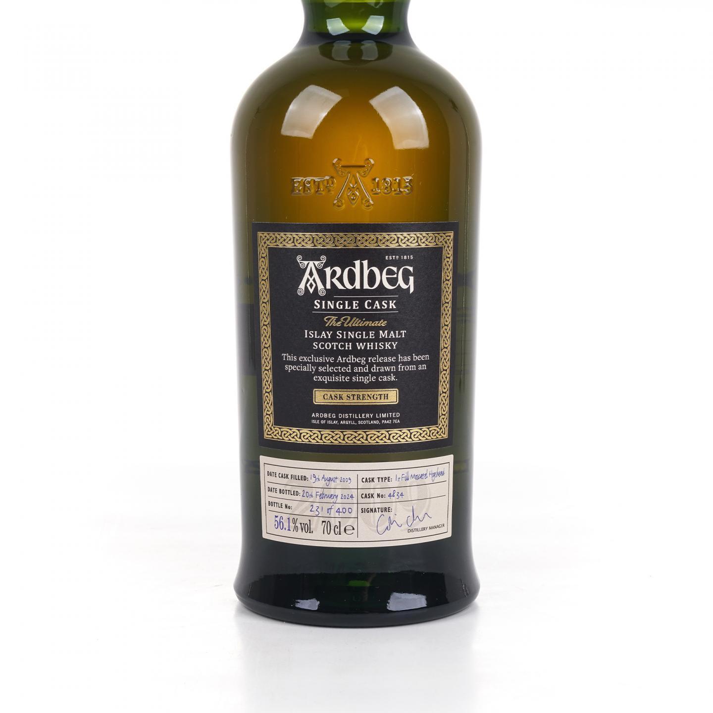 Ardbeg 阿贝 2009-2024 单桶 桶强#4834