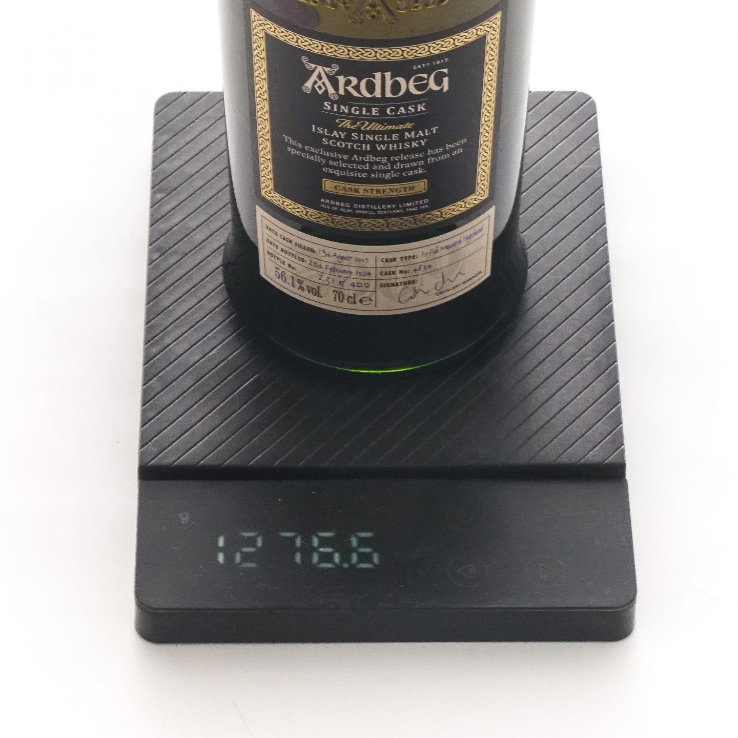 Ardbeg 阿贝 2009-2024 单桶 桶强#4834