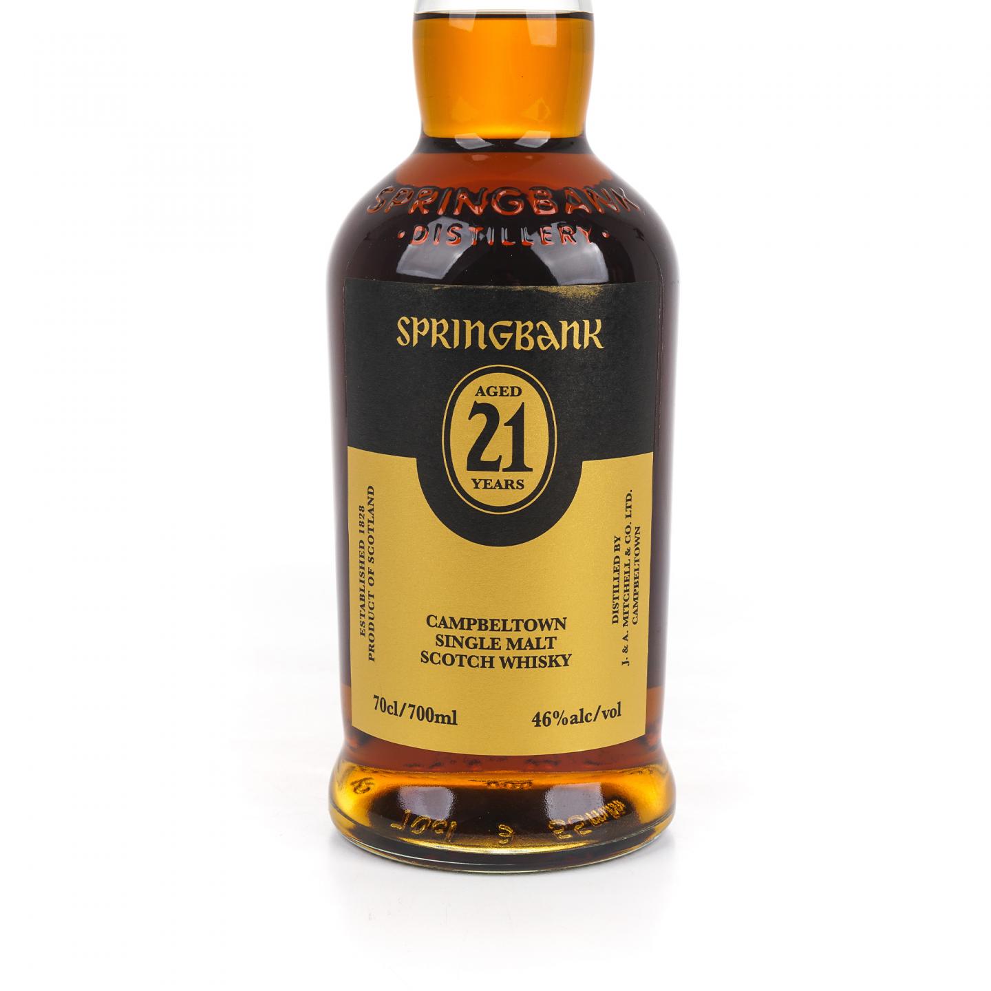 Springbank 云顶 21年 2025版
