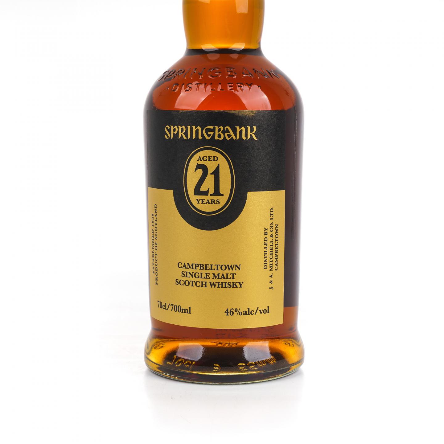 Springbank 云顶 21年 2025版