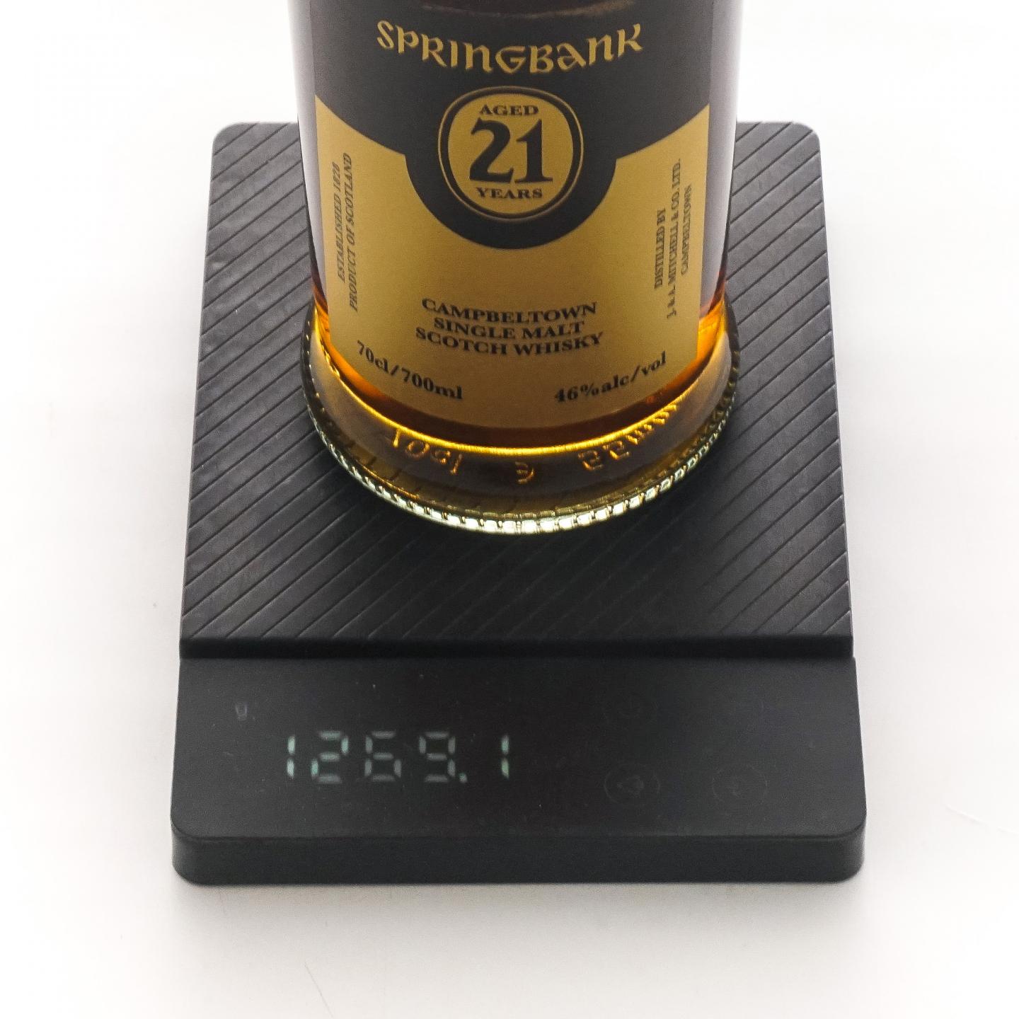 Springbank 云顶 21年 2025版