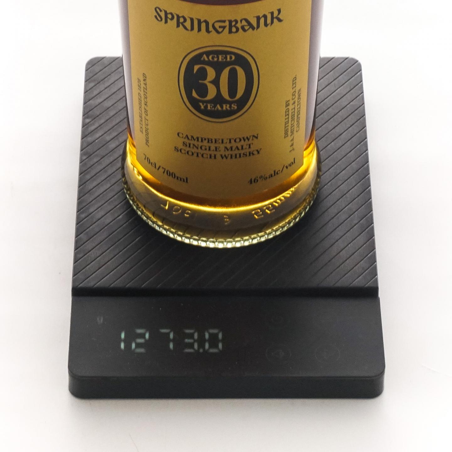 Springbank 云顶 30年 2025版