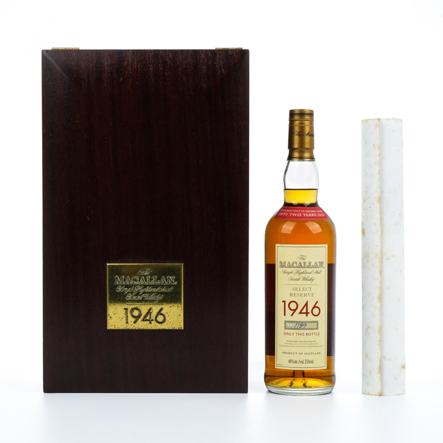 Macallan 麦卡伦 52年 1946 Select Reserve 雪莉桶 750ml