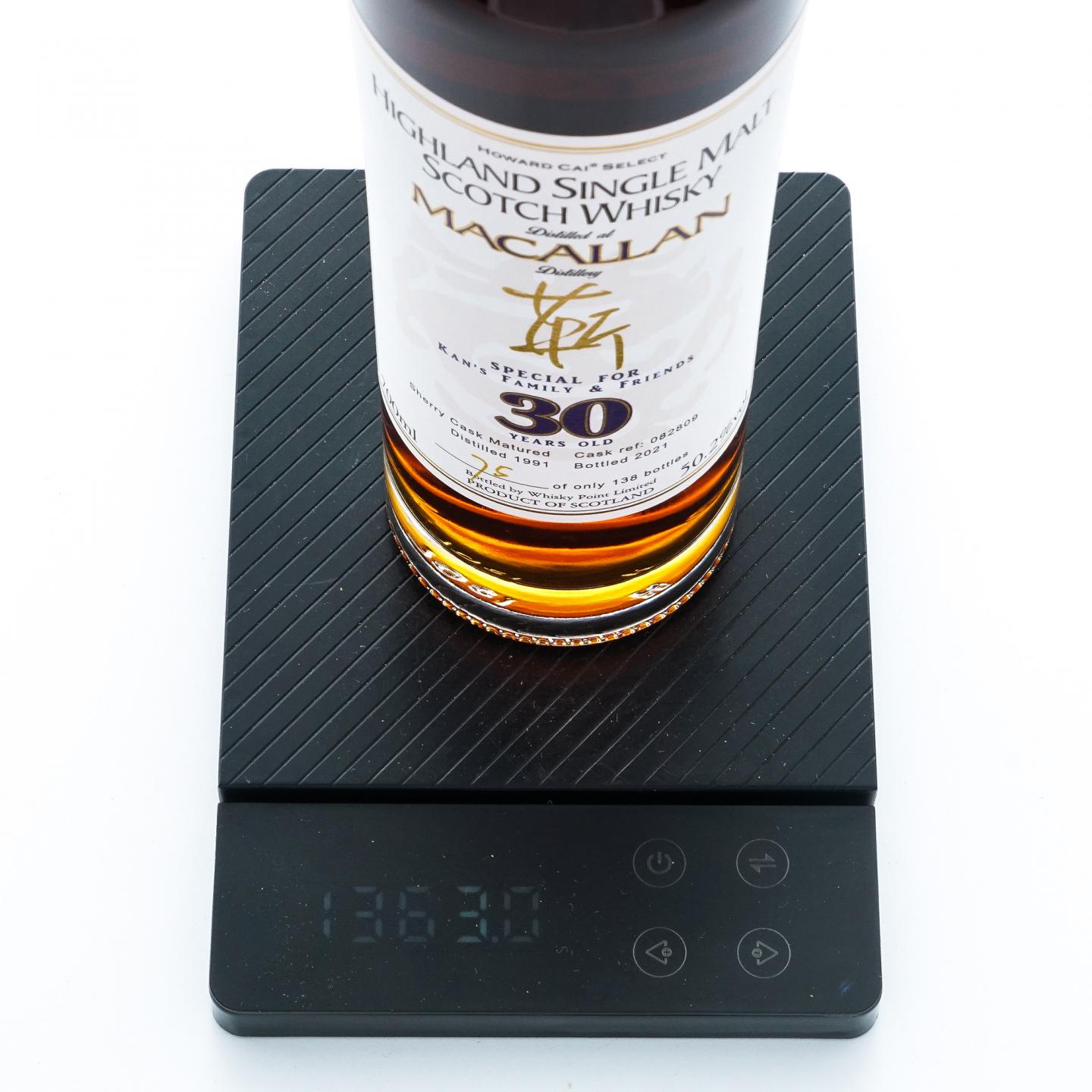 Macallan 麦卡伦 30年 1991-2021 雪莉桶 蔡昊精选