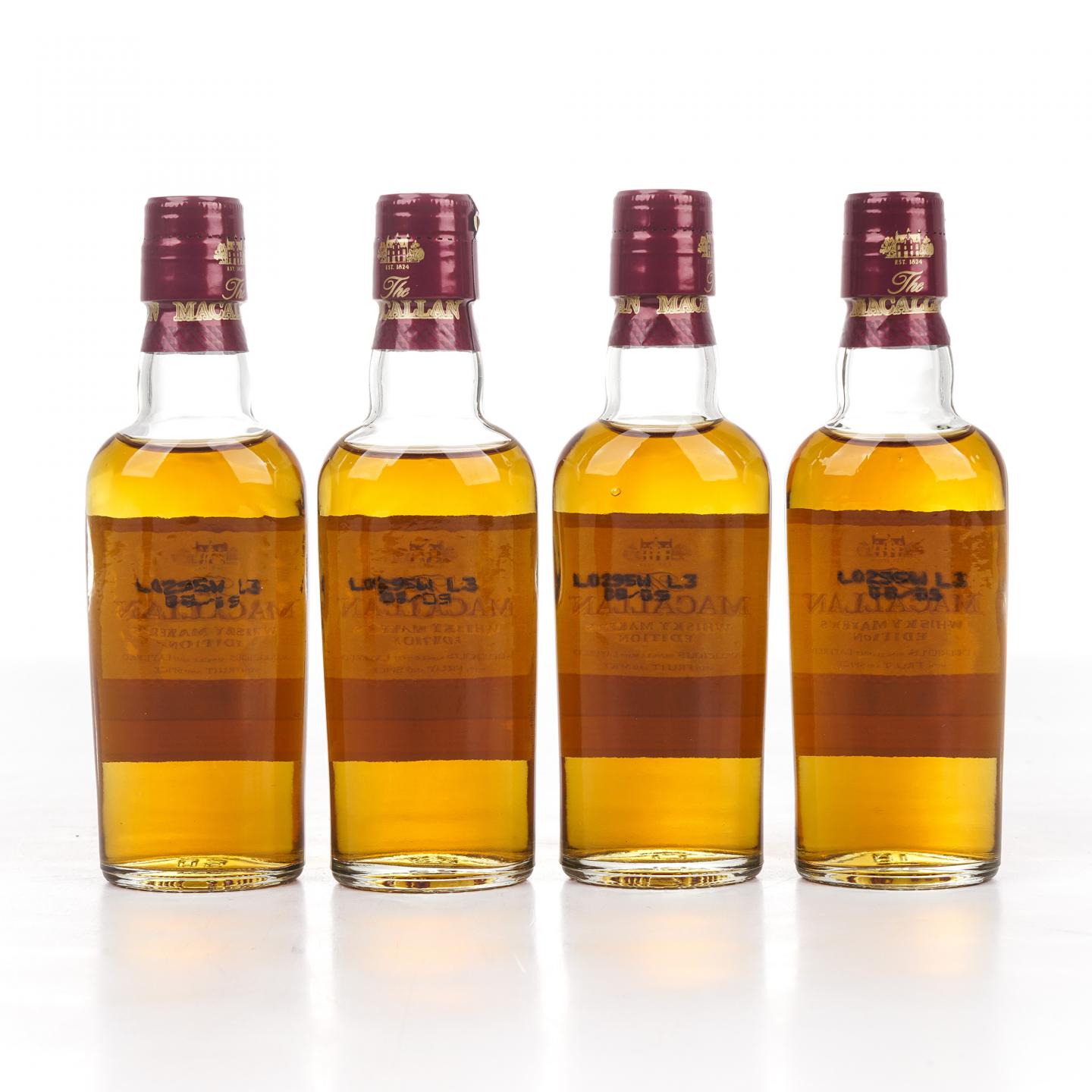 【酒版】Macallan 麦卡伦 1824系列 Whisky Maker's Edition 12瓶组*50ml