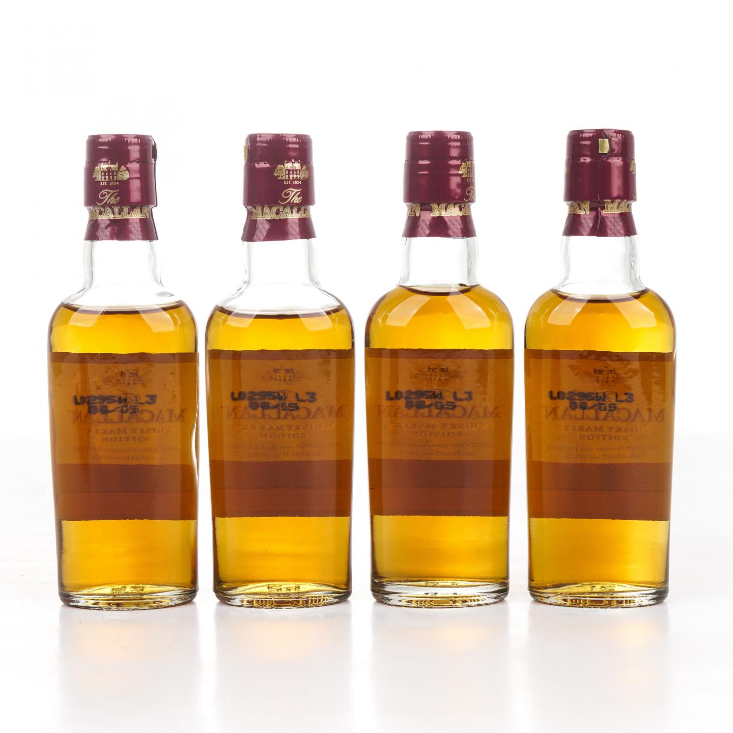 【酒版】Macallan 麦卡伦 1824系列 Whisky Maker's Edition 12瓶组*50ml