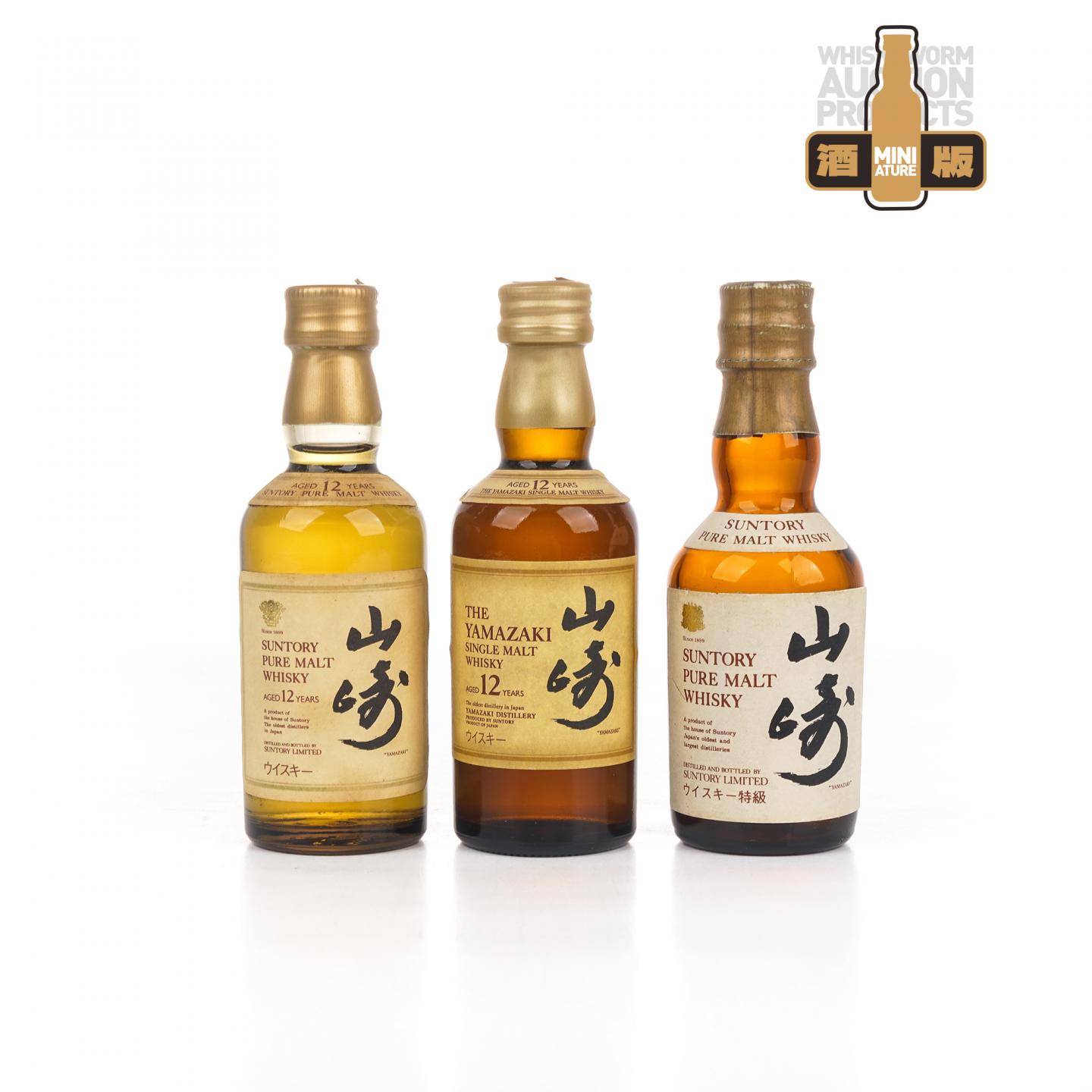 【酒版】山崎 Pure Malt/Single Malt 3支组*50ml