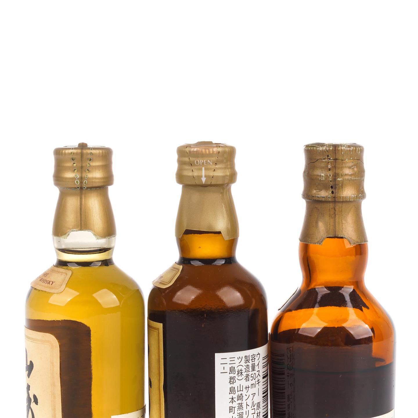 【酒版】山崎 Pure Malt/Single Malt 3支组*50ml