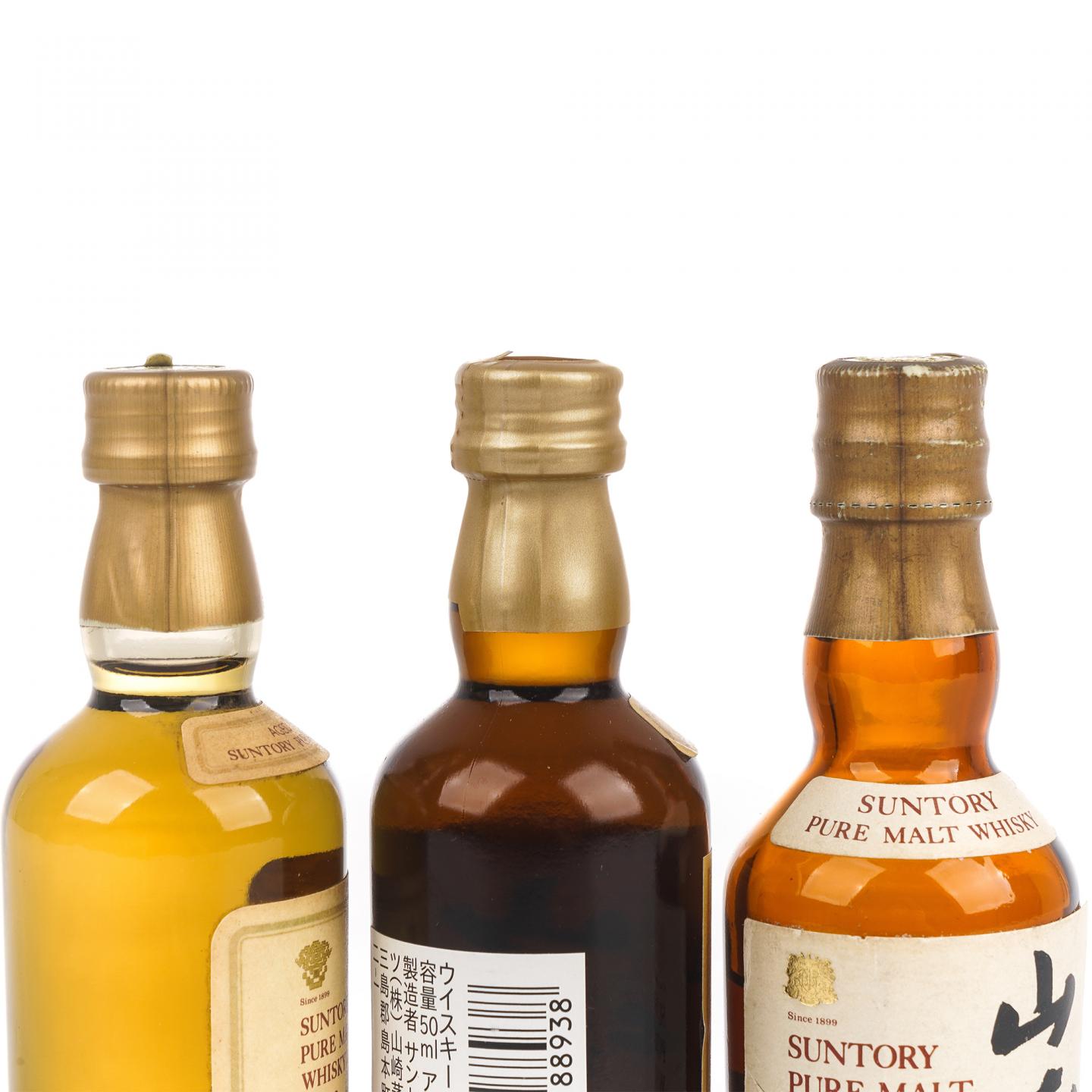 【酒版】山崎 Pure Malt/Single Malt 3支组*50ml