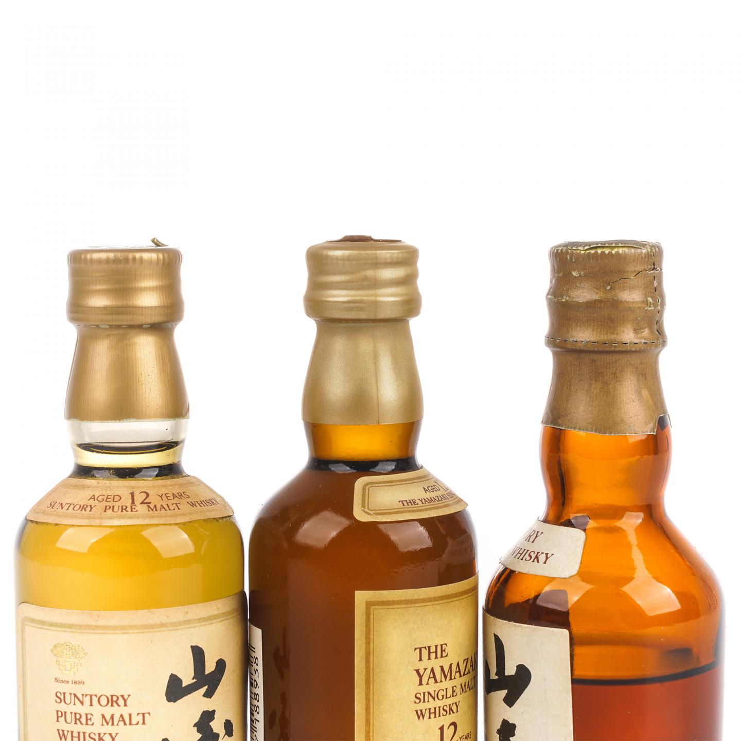 【酒版】山崎 Pure Malt/Single Malt 3支组*50ml