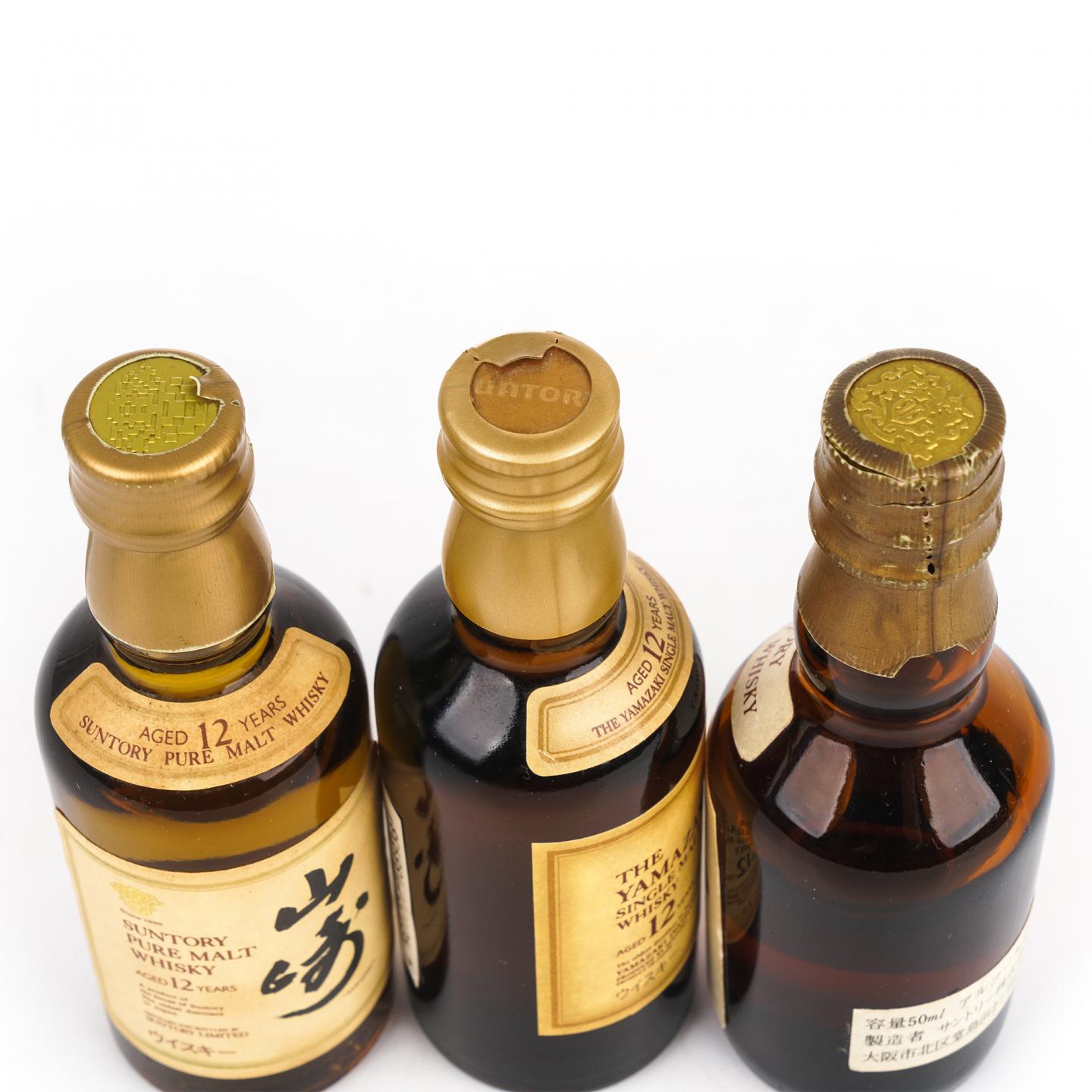 【酒版】山崎 Pure Malt/Single Malt 3支组*50ml