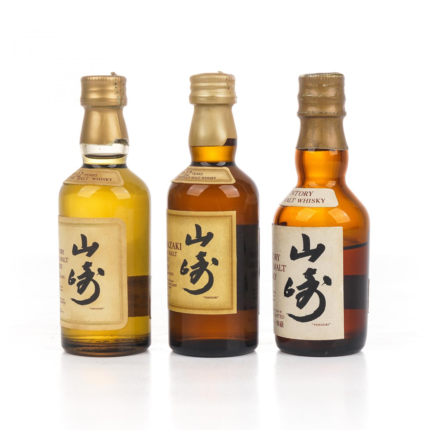 【酒版】山崎 Pure Malt/Single Malt 3支组*50ml