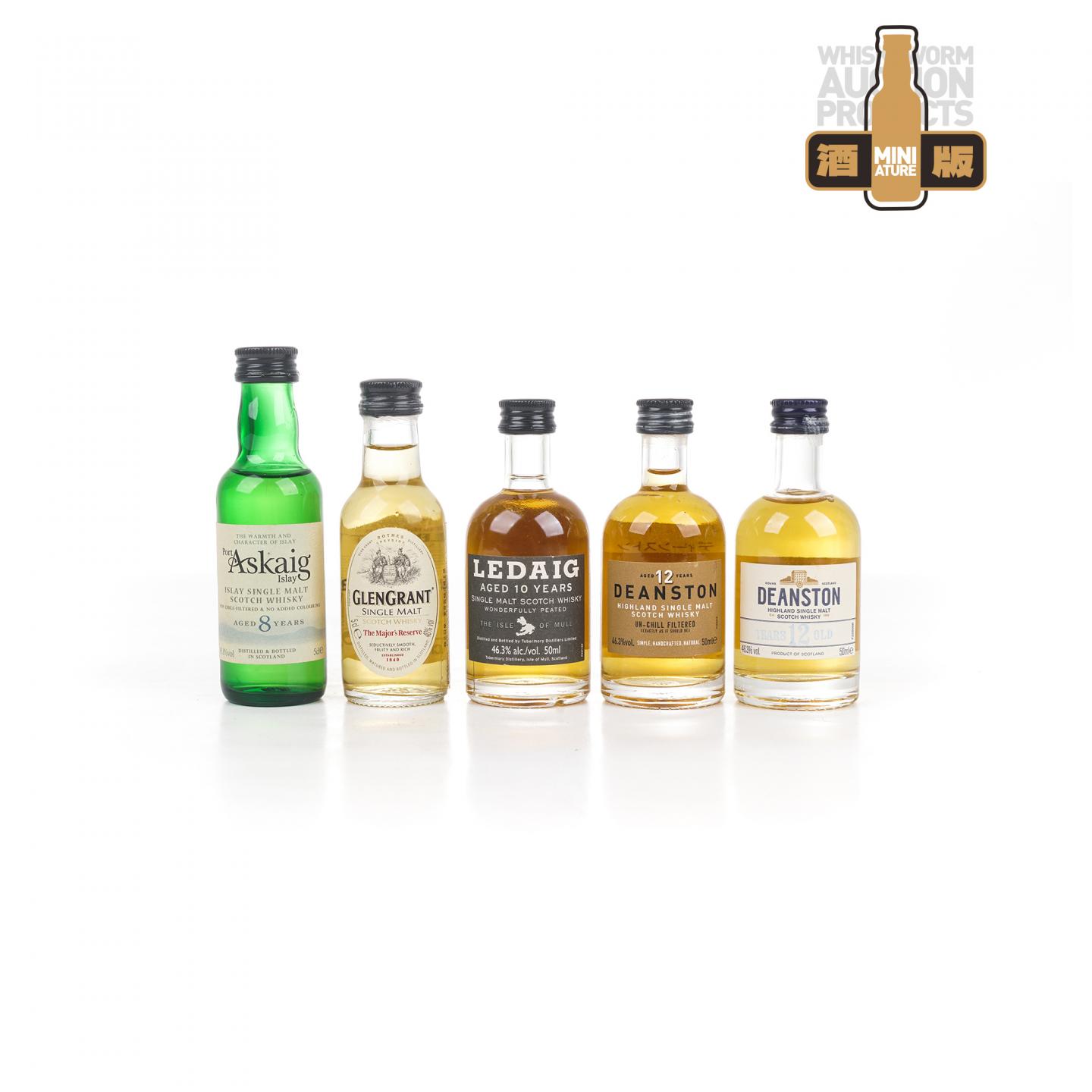 【酒版】Port Askaig/格兰冠/里爵/丁斯顿 5瓶组*50ml