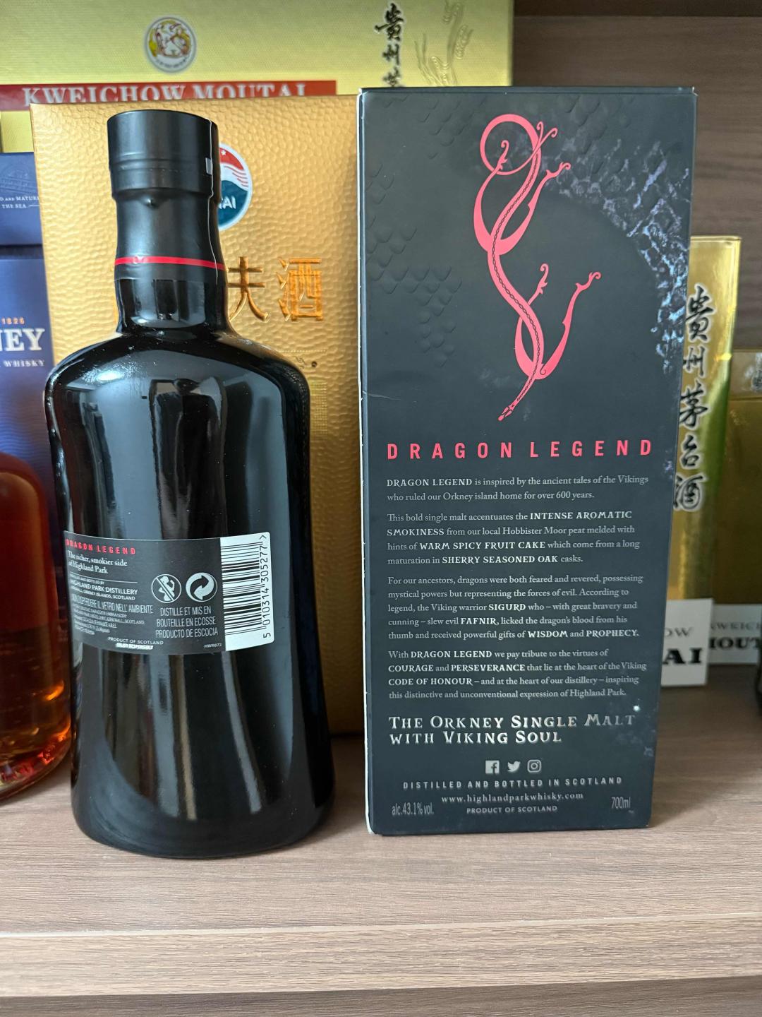 高原骑士HIGHLAND PARK 龙传奇 单一麦芽威士忌