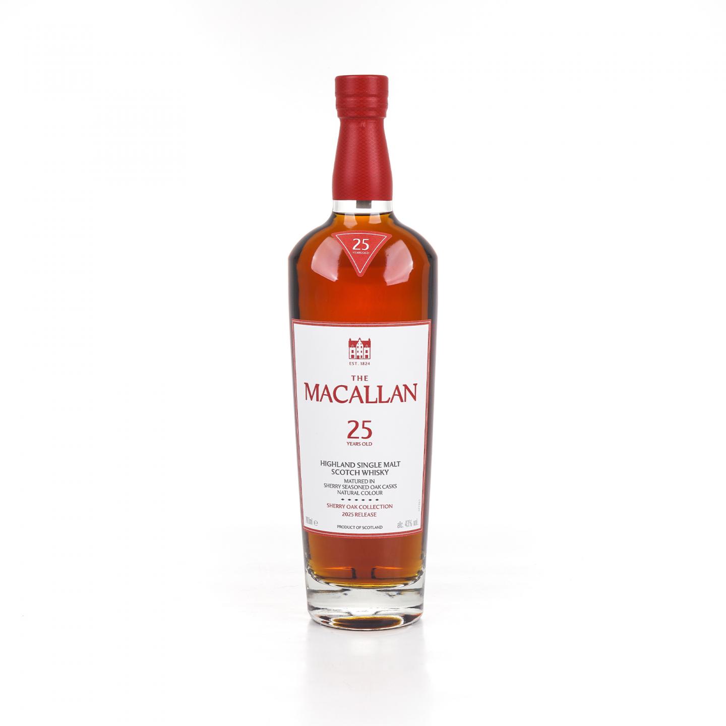 Macallan 麦卡伦 25年 2025 Sherry Oak Collection 43%